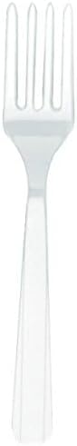 Amscan Clear Plastic Forks 12144 Pack