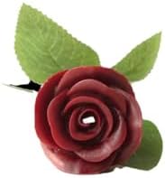 Rose Flower Aesthetic Scented Candle 50G Handmade Carved Soy Wax