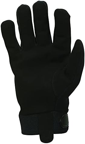 Ironton Mens Work Gloves 2 Pairs Black Gray 2XL