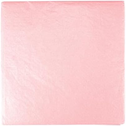 Iconikal 60-Sheet Gift Wrap Tissue Paper 20x20 Inch Baby Pink Premium Crafts