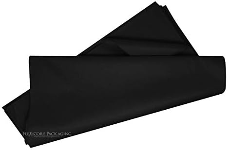 Flexicore Packaging Black Tissue Paper 15x20 10 Sheets