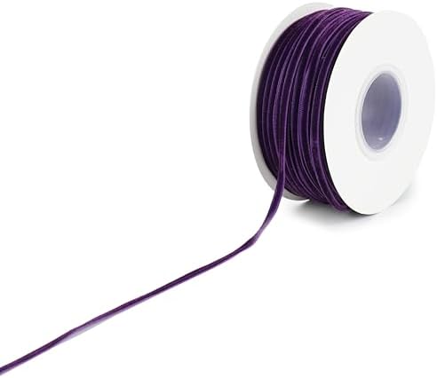MAYREEL Purple Velvet Ribbon 18 Inch 50 Yards