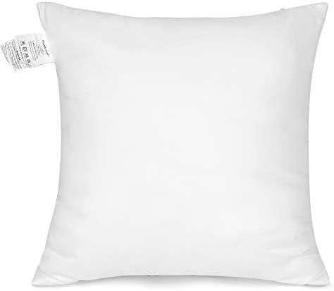 OTOSTAR Outdoor Throw Pillow Inserts 16x16 Inches White