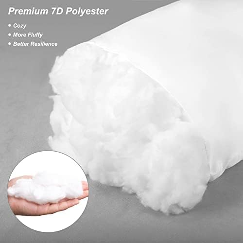 Fixwal 4 Pack 18x18 Outdoor Waterproof Pillow Inserts
