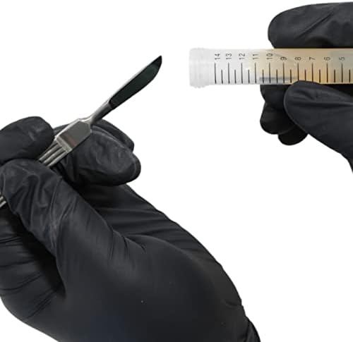 North Spore 100 Ct Black Nitrile Lab Gloves