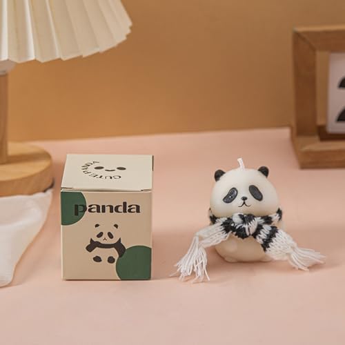 Panda Shaped Aromatherapy Candle for Relaxation and Decor