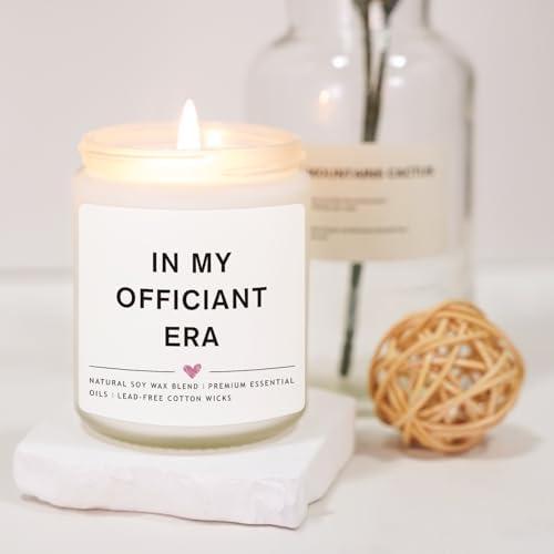 Wedding Officiant Gift 7 Oz Lavender Candle