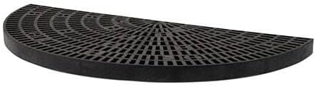 15x30 Half Circle Heavy Duty Fountain Basin Grate - Black Rustproof Waterproof