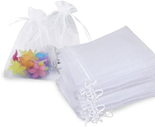 Stratalife 5x7 Organza Drawstring Bags 100PCS