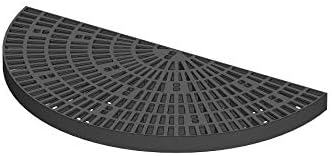 18x36 Half Circle Heavy Duty Fountain Basin Grate - Black No Rust Durable