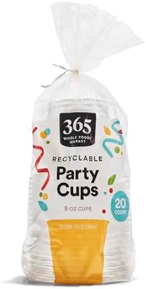 365 by Whole Foods Market Recyclable Plastic Party Cups 20 Count
