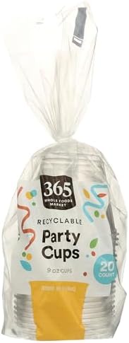 365 by Whole Foods Market Recyclable Plastic Party Cups 20 Count