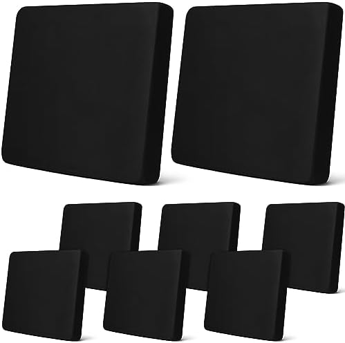 Newwiee 8Pcs Stretchy Outdoor Cushion Covers for Patio Furniture