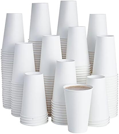 LITOPAK 210 Pack 16 oz Disposable Coffee Cups