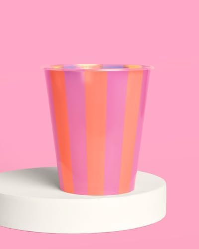 Xo Fetti Pink Green Plastic Cups 16pcs 12oz