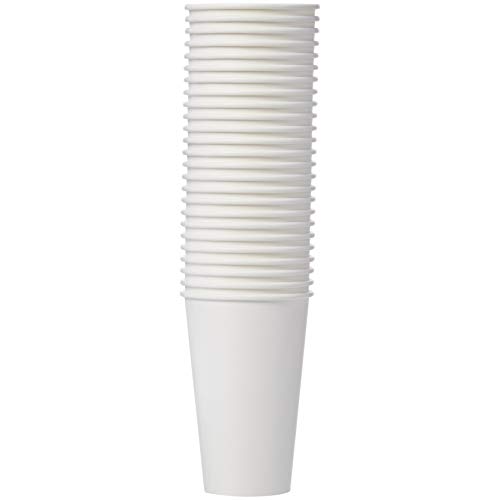 Amazon Basics Compostable Coffee Cups 16 Ounces 500 Count White