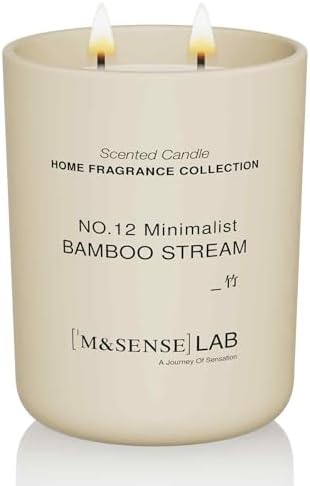 MSENSE Natural Soy Candle Bamboo Stream 166 Oz