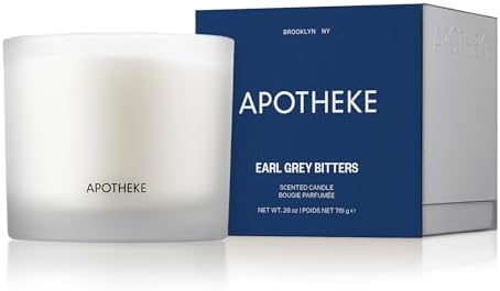 APOTHEKE 3-Wick Earl Grey Bitters Candle 26 oz
