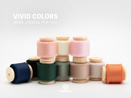 Vitalizart 1 Inch x 15 Yard Gift Wrap Ribbon