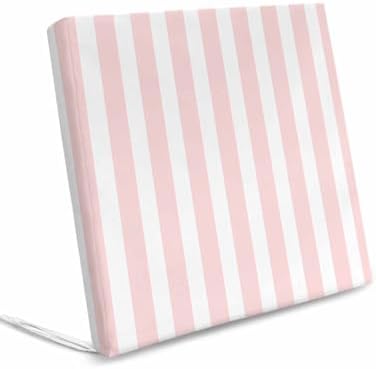 Pink Striped Outdoor Cushion Covers Set of 2 - Waterproof Slipcover