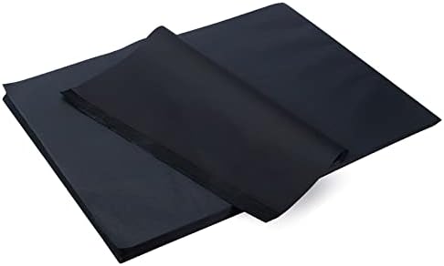 Packanewly 480 Sheet Black Tissue Paper Gift Wrap