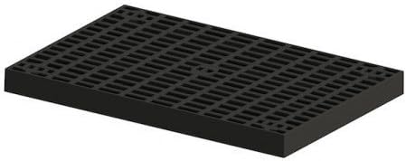 24x48 Inch Heavy Duty Fountain Basin Grate - Black Rustproof Cuttable