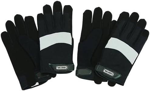 Ironton Mens Work Gloves 2 Pairs Black Gray Medium