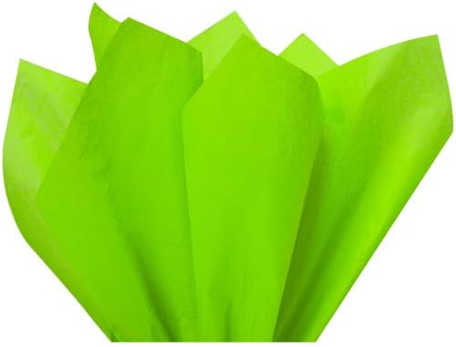 Flexicore Packaging Lime Green Wrapping Tissue Paper 15x20 10 Sheets