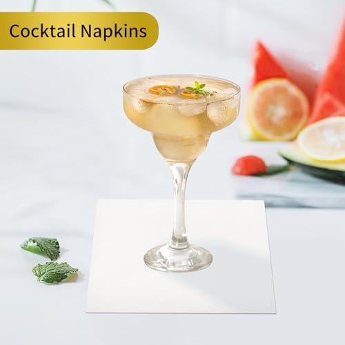 JOWLOT 200 Count 2-Ply White Cocktail Napkins