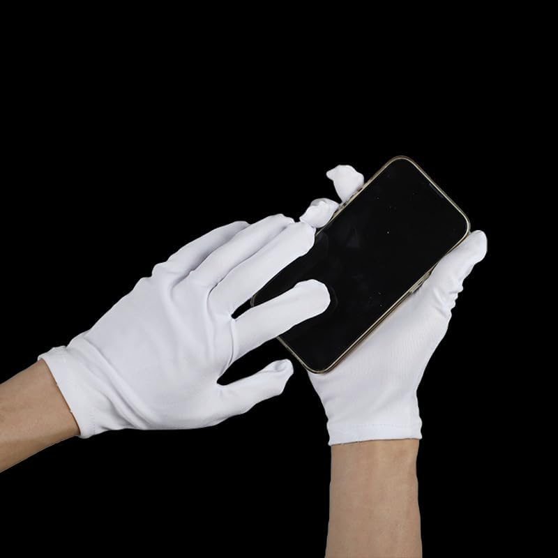 2 Pairs Cotton Gloves Wear Resistant Non Disposable