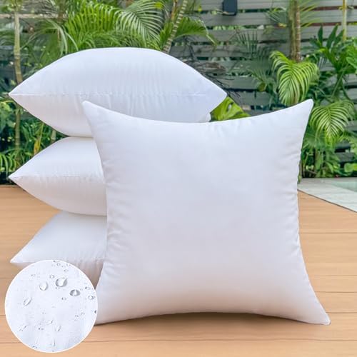 22 x 22 Outdoor Pillow Inserts Set of 4
