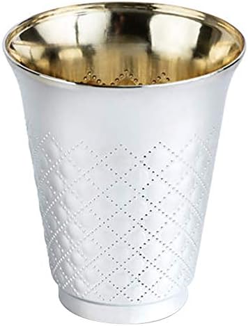 Jewish Innovations Silver Look Kiddush Cups 10 Pack 6 Oz