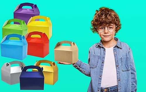 The Dreidel Company Gable Treat Boxes 12 Pack Black