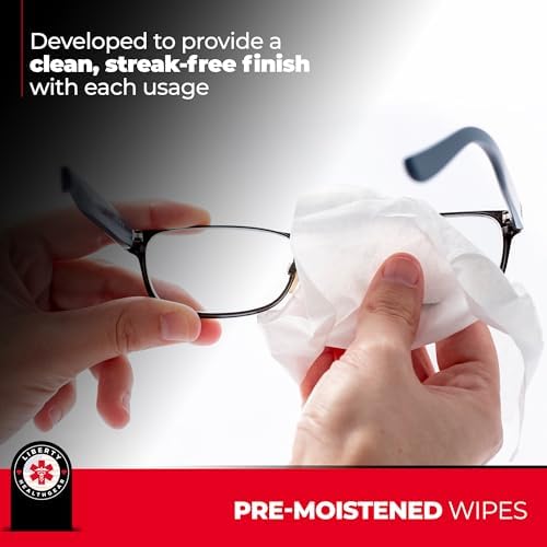 400 Count Eyeglass Wipes with Microfiber Cloth