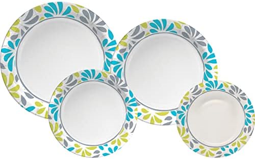 Genuine Joe Printed Paper Plates 7 Inches Pack of 125
