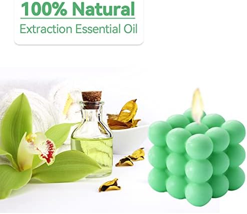 Scented Bubble Cube Candles with Freesia Scent