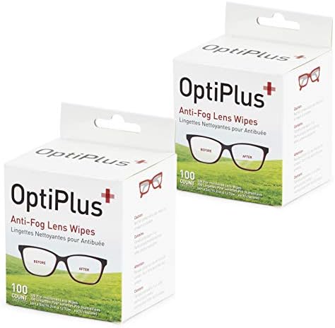 OptiPlus Anti-Fog Lens Wipes - Quick Dry Scratch Free
