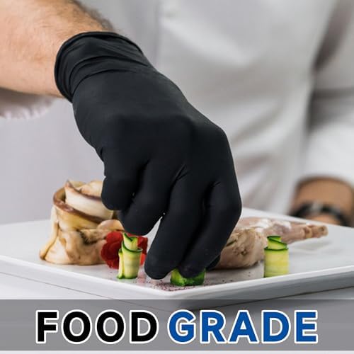 Black Nitrile Disposable Gloves 5 Mil 1000 Count