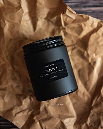 Craft Kin Smokey Fireside Candle for Men