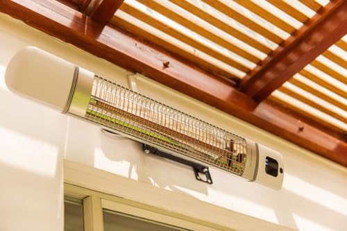 Luxeva Infrared Heater 300W 1500W 6 Heat Modes Waterproof Remote Control