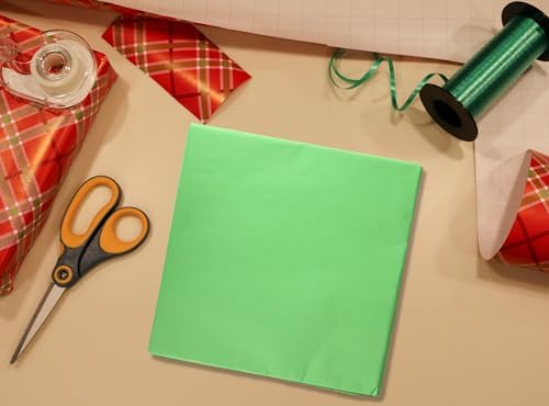 Iconikal 60-Sheet Light Green Tissue Paper for Wrapping Crafts