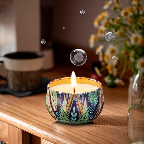 Hausware 3 Pack Scented Candles with Floral Scents