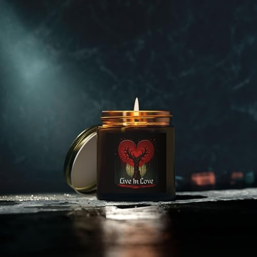 Live in Love Scented Candle for Valentines Day