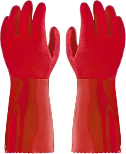 Star Kitchen Home True Blue Ultimate Red Cleaning Gloves