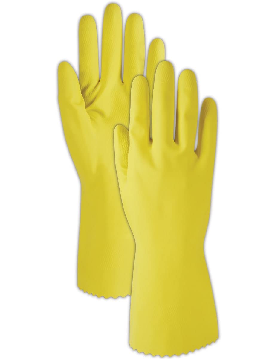 MAGID ComfortFlex 15 Mil Latex Cleaning Gloves 72 Pairs