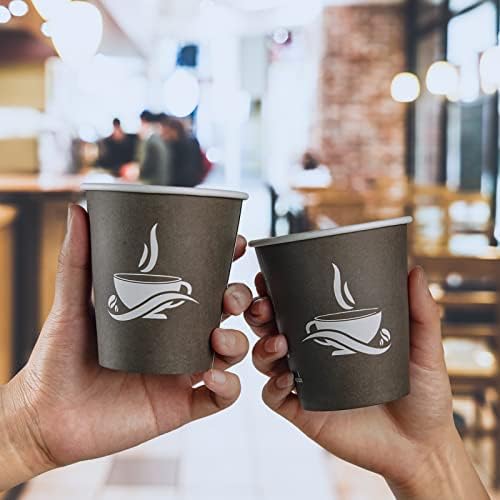 LITOPAK 270 Pack 10 oz Brown Paper Cups for Coffee