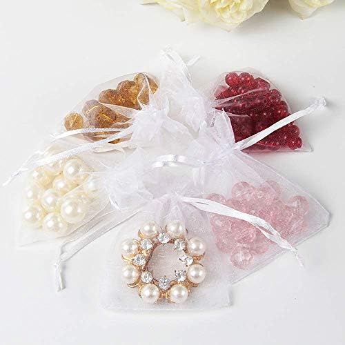 Stratalife 5x7 Organza Drawstring Bags 100PCS