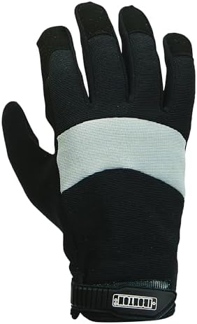 Ironton Mens Work Gloves 2 Pairs Black Gray 2XL