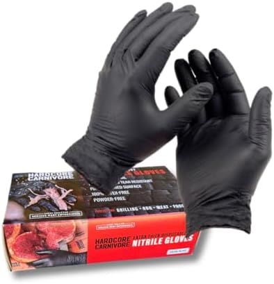 Hardcore Carnivore Extra Thick Nitrile Gloves 50ct