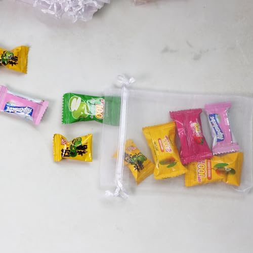 Stratalife 5x7 Organza Drawstring Bags 100PCS